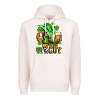Pale Pink one lucky  cowboy with hat and boots Premium Hoodie - AdoDesignShop