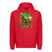 Red one lucky  cowboy with hat and boots Premium Hoodie - AdoDesignShop