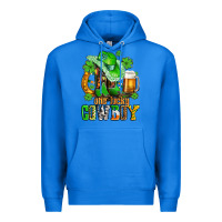 True Royal one lucky  cowboy with hat and boots Premium Hoodie - AdoDesignShop