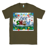 Army Green let it snow tumbler Classic Tee - BundleAndBundleShop