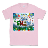 Bubblegum Pink let it snow tumbler Classic Tee - BundleAndBundleShop