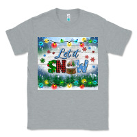 Heather Grey let it snow tumbler Classic Tee - BundleAndBundleShop