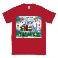 Red let it snow tumbler Classic Tee - BundleAndBundleShop