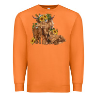 Carrot highland cow family Premium Sweatshirt - RanaPortraitStore