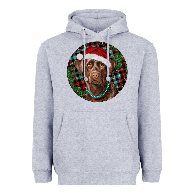 Labrador Retriever Christmas Heavyweight Hoodie by RanaPortraitStore | Teevron