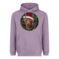 Lavender Labrador Retriever Christmas Heavyweight Hoodie - RanaPortraitStore
