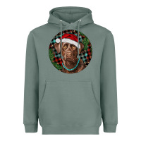 Sage Labrador Retriever Christmas Heavyweight Hoodie - RanaPortraitStore