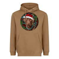 Toasted Coconut Labrador Retriever Christmas Heavyweight Hoodie - RanaPortraitStore