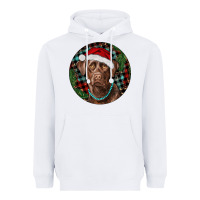 White Labrador Retriever Christmas Heavyweight Hoodie - RanaPortraitStore