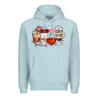 Blue Mist Nurse Coffee Cups Premium Hoodie - Artiststas