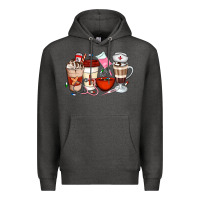Charcoal Heather Nurse Coffee Cups Premium Hoodie - Artiststas