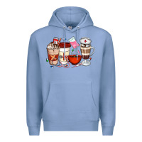 Colony Blue Nurse Coffee Cups Premium Hoodie - Artiststas