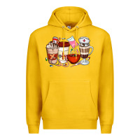 Lemon Nurse Coffee Cups Premium Hoodie - Artiststas