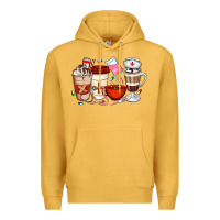 Mustard Nurse Coffee Cups Premium Hoodie - Artiststas