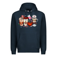 Navy Nurse Coffee Cups Premium Hoodie - Artiststas
