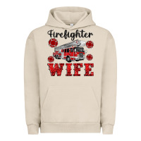Pigment French Oak firefighter wife Urban Hoodie - Artiststas