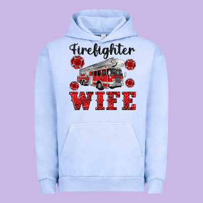 Firefighter Wife Urban Hoodie Designed By Artiststas