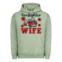 Pigment Oil Green firefighter wife Urban Hoodie - Artiststas