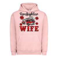 Pigment Salmon firefighter wife Urban Hoodie - Artiststas