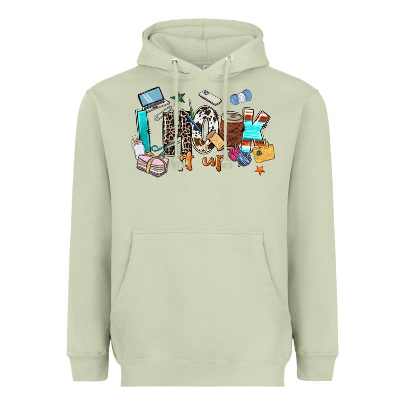 I Hook It Up Sewing Heavyweight Hoodie by Zillion Design Studio | Teevron