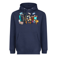 Navy i hook it up sewing Heavyweight Hoodie - Zillion Design Studio