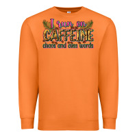 Carrot i run on caffeine chaos and cuss words Premium Sweatshirt - Zillion Design Studio