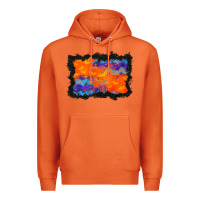 Carrot halloween bat background Premium Hoodie - BundleAndBundleShop