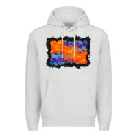 Dove Grey halloween bat background Premium Hoodie - BundleAndBundleShop