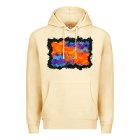 Pina Colada halloween bat background Premium Hoodie - BundleAndBundleShop