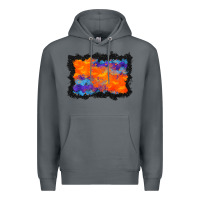 Rock halloween bat background Premium Hoodie - BundleAndBundleShop