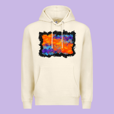 Halloween Bat Background Premium Hoodie Designed By Bundleandbundleshop