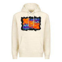 Tofu halloween bat background Premium Hoodie - BundleAndBundleShop