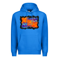True Royal halloween bat background Premium Hoodie - BundleAndBundleShop