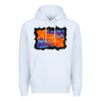 White halloween bat background Premium Hoodie - BundleAndBundleShop