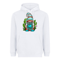 White western gnome with turquoise gemstone Heavyweight Hoodie - texasbilliewilder