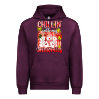 Mauve Wine chillin  with my red snowmies Urban Hoodie - AdoDesignShop