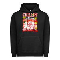Pigment Black chillin  with my red snowmies Urban Hoodie - AdoDesignShop