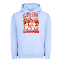 Pigment Grape Ice chillin  with my red snowmies Urban Hoodie - AdoDesignShop