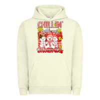 Pigment Pistachio chillin  with my red snowmies Urban Hoodie - AdoDesignShop