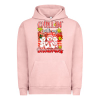 Pigment Salmon chillin  with my red snowmies Urban Hoodie - AdoDesignShop