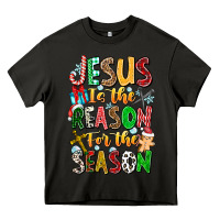 Asphalt jesus is the reason for the season Heavy Core Tee - CowhideDigitalArt