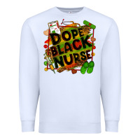 White dope black nurse Premium Sweatshirt - Zillion Design Studio