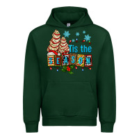 Forest Green tis the season christmas tree cake ado Urban Hoodie - AdoDesignShop