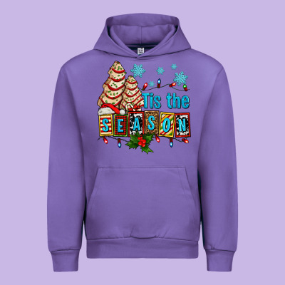 Tis The Season Christmas Tree Cake Ado Urban Hoodie Designed By Adodesignshop