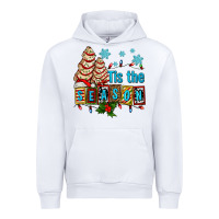 White tis the season christmas tree cake ado Urban Hoodie - AdoDesignShop