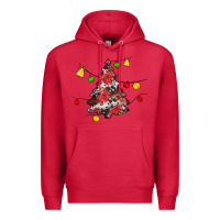 Cardinal Christmas trees lights Premium Hoodie - JahusDesignShop