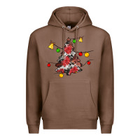 Chestnut Christmas trees lights Premium Hoodie - JahusDesignShop