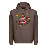 Coffee Christmas trees lights Premium Hoodie - JahusDesignShop