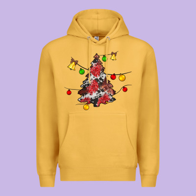 Christmas Trees Lights Premium Hoodie Designed By Jahusdesignshop