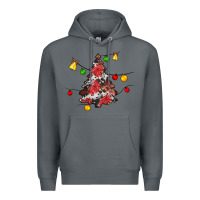 Rock Christmas trees lights Premium Hoodie - JahusDesignShop